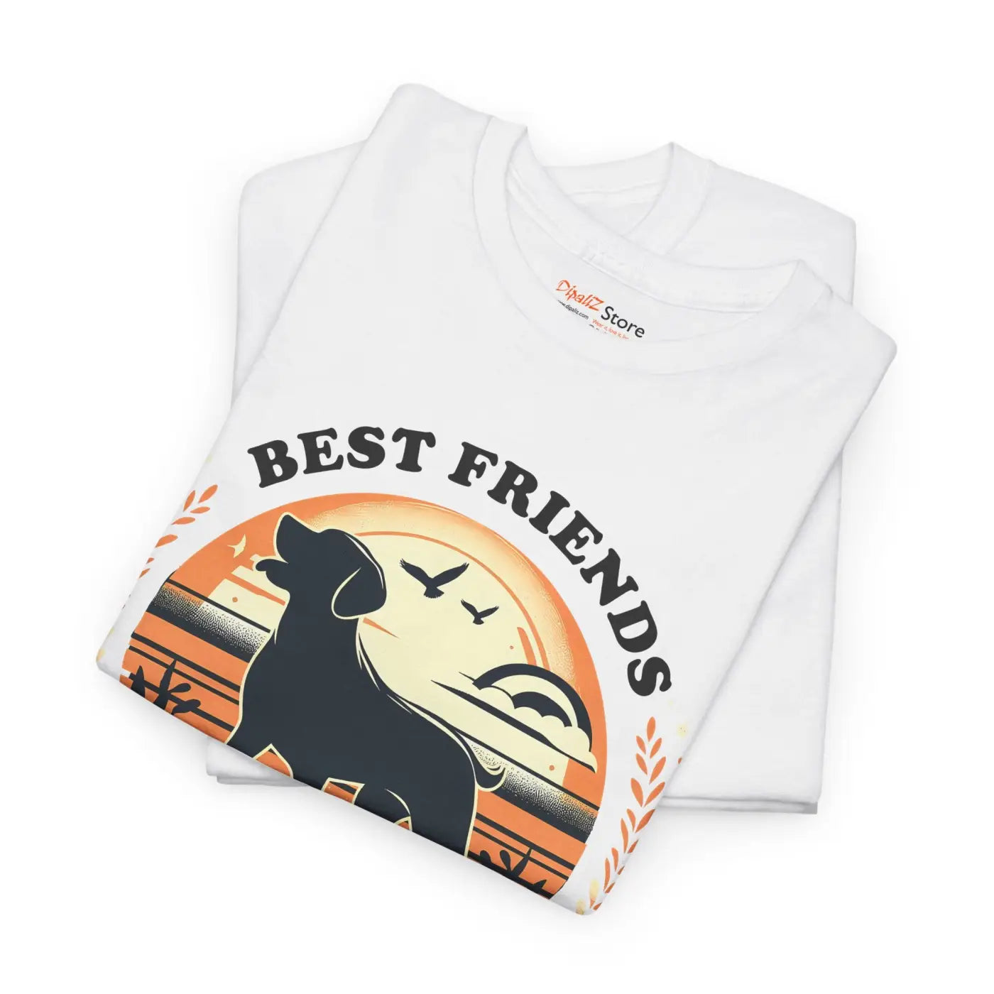 Best Friends Dog Lovers Heavy Cotton Tee - DipaliZ