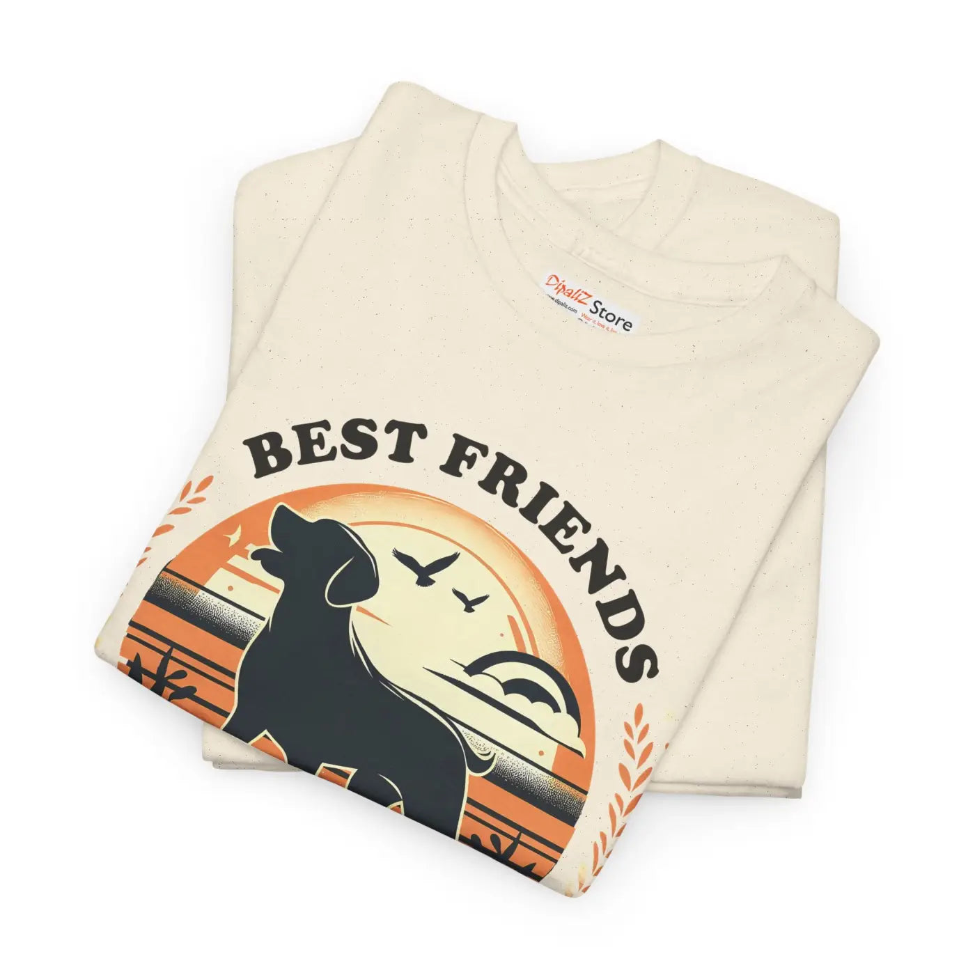 Best Friends Dog Lovers Heavy Cotton Tee - DipaliZ