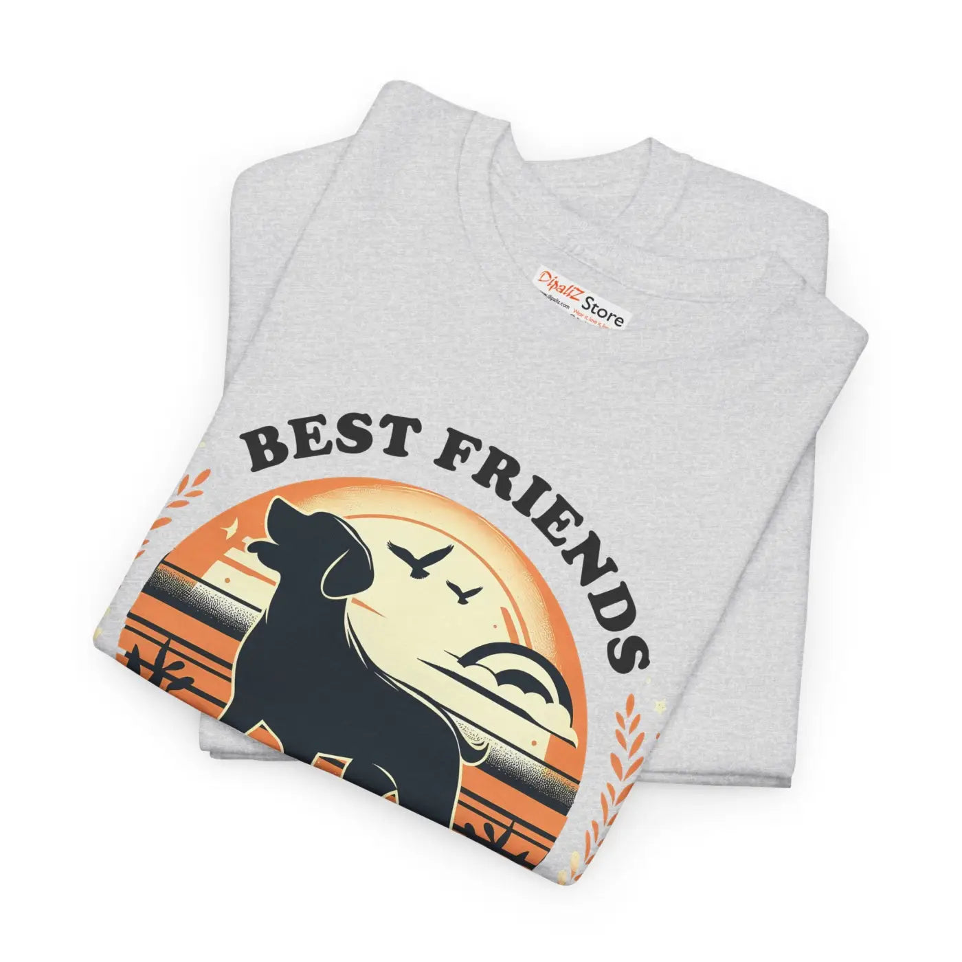 Best Friends Dog Lovers Heavy Cotton Tee - DipaliZ