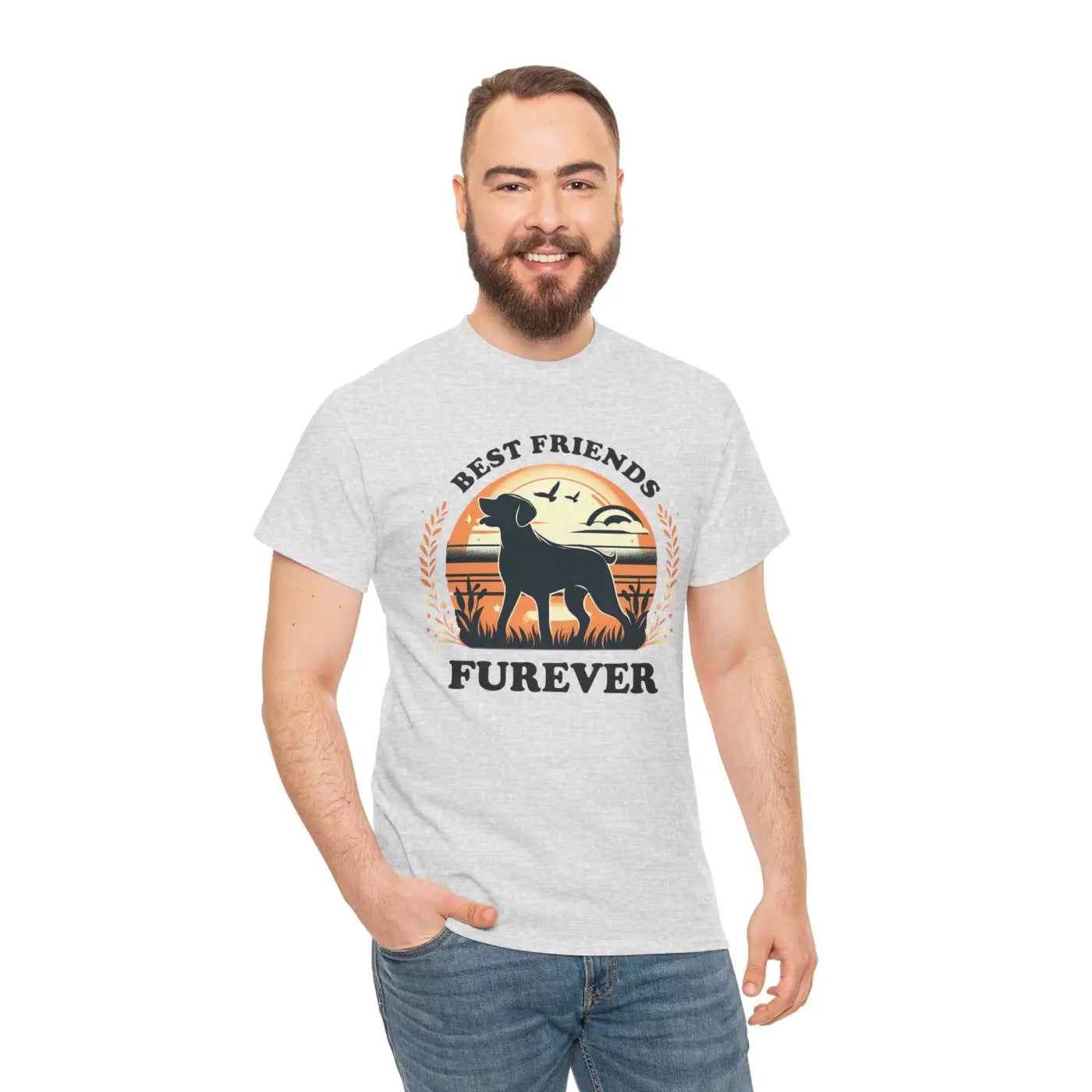 Best Friends Dog Lovers Heavy Cotton Tee - DipaliZ