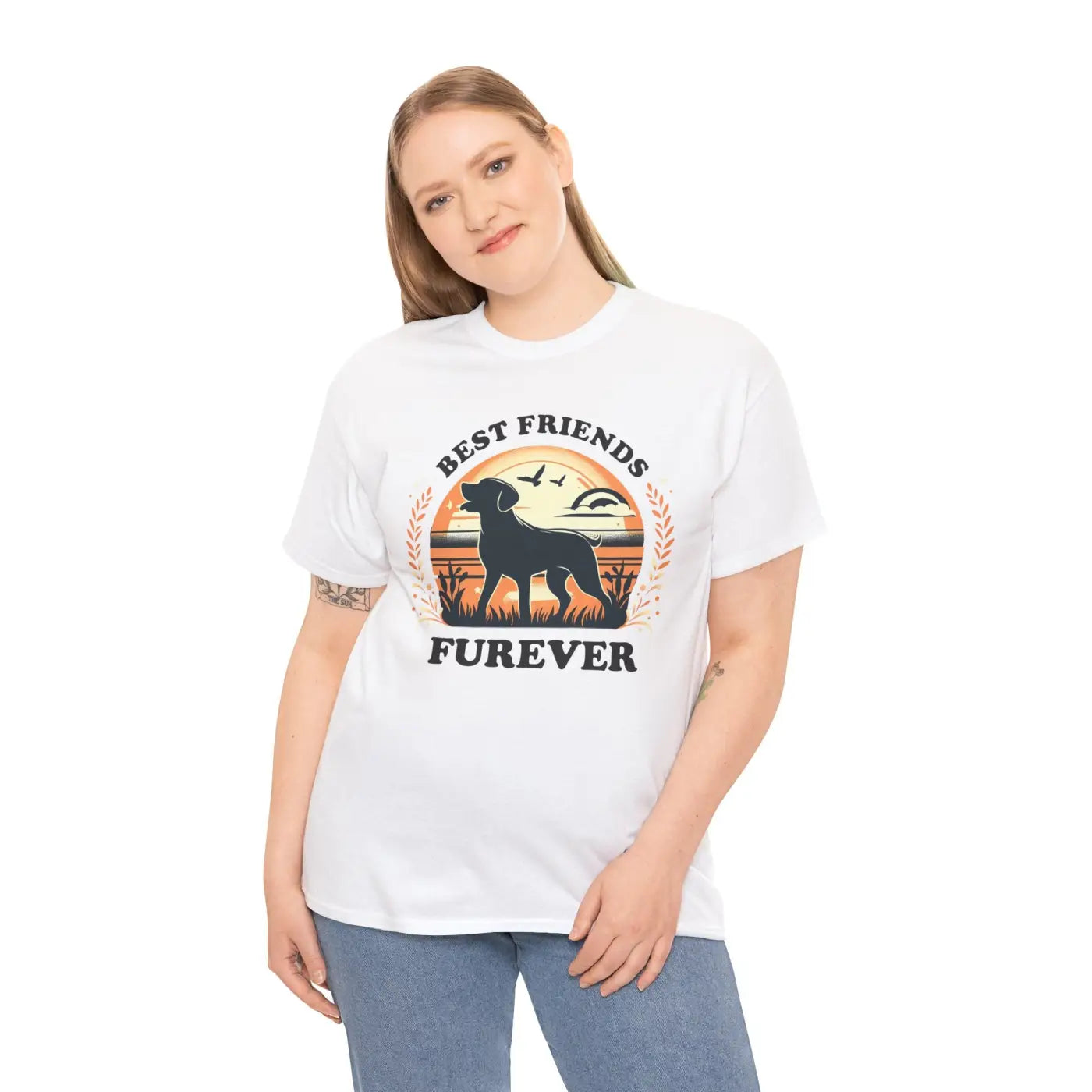 Best Friends Dog Lovers Heavy Cotton Tee - DipaliZ