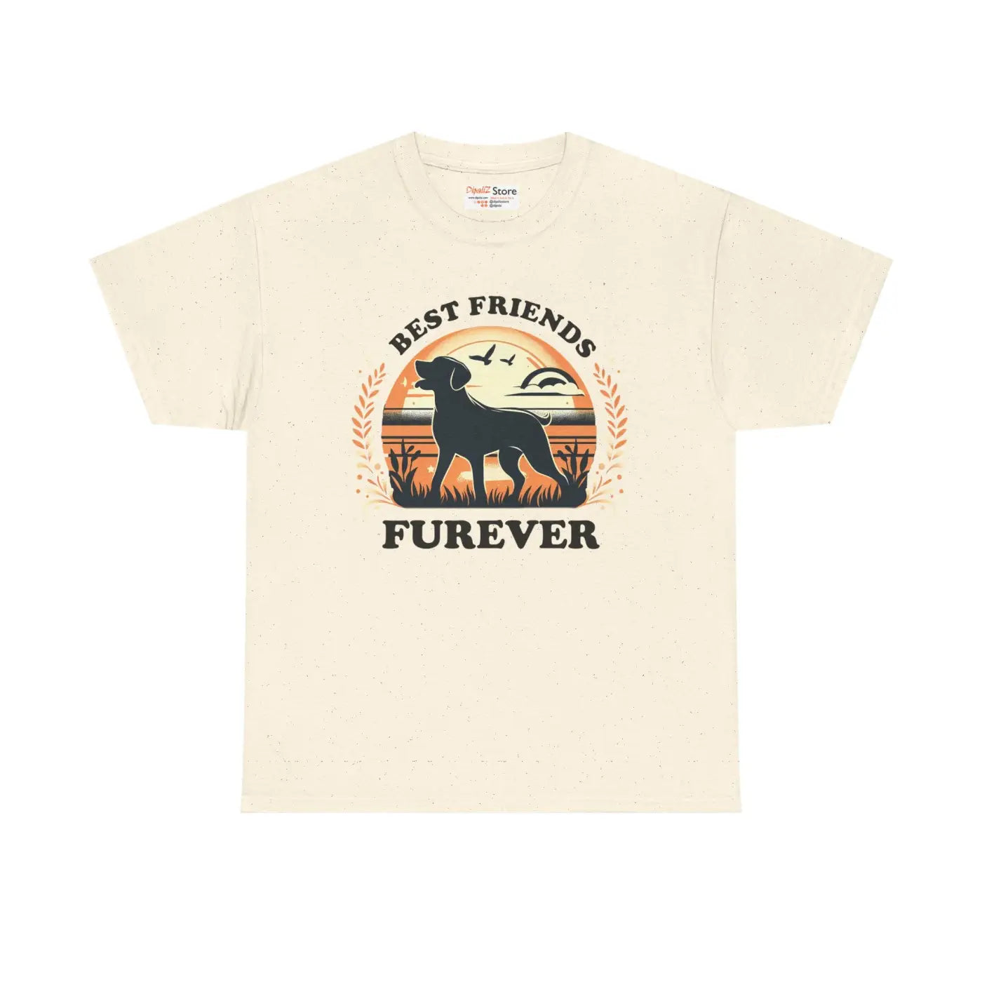 Best Friends Dog Lovers Heavy Cotton Tee - DipaliZ