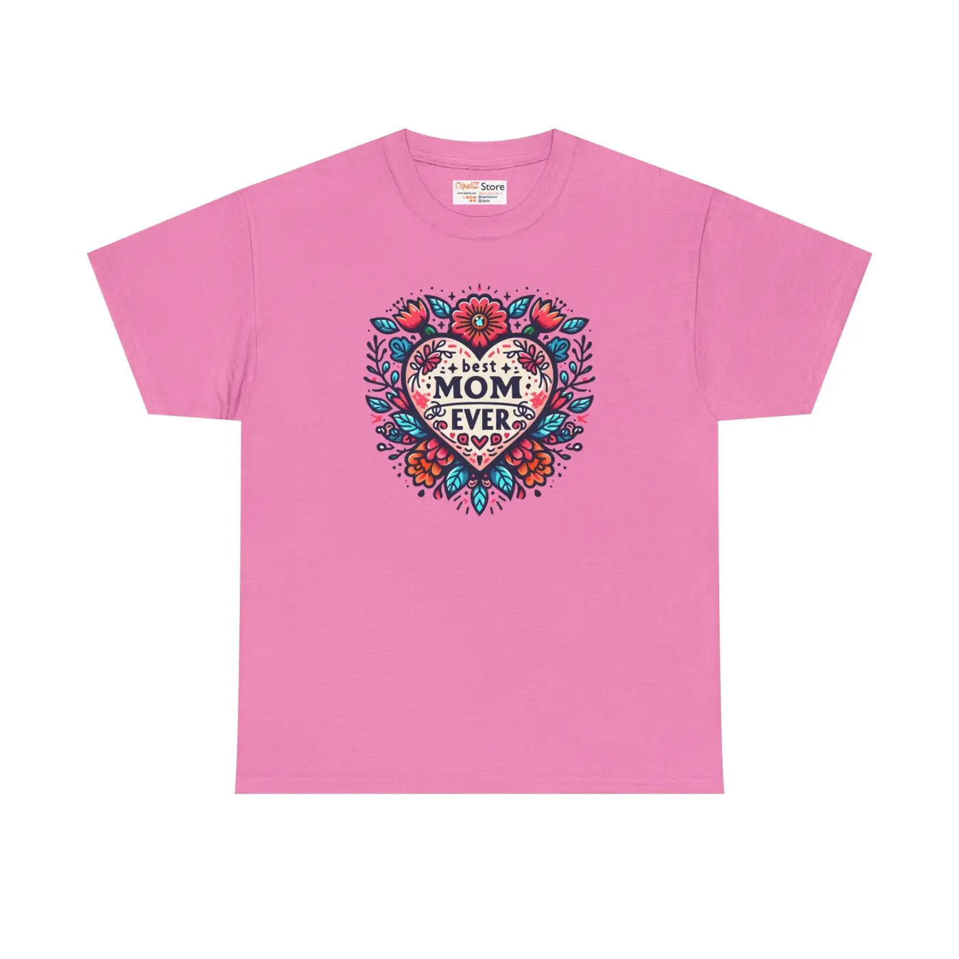 Best Mom Ever Unisex Heavy Cotton Tee - Heartfelt Gift - DipaliZ