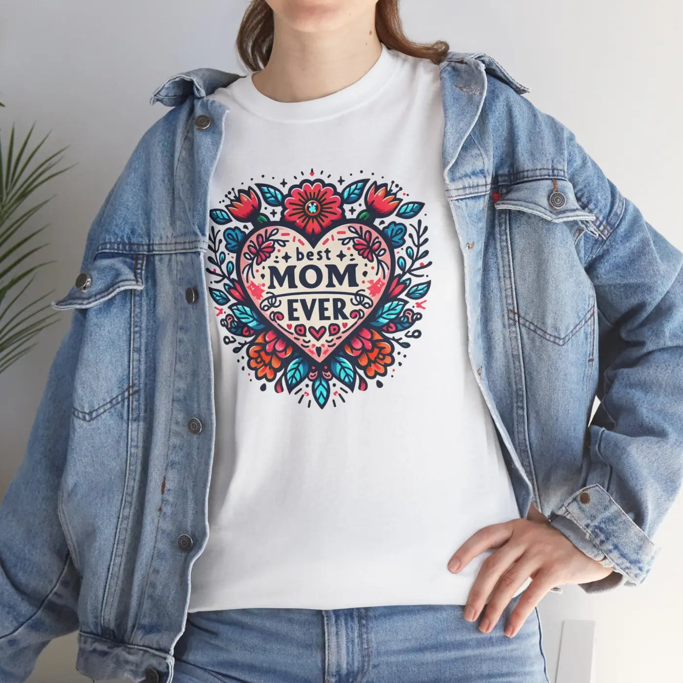 Best Mom Ever Unisex Heavy Cotton Tee - Heartfelt Gift - DipaliZ