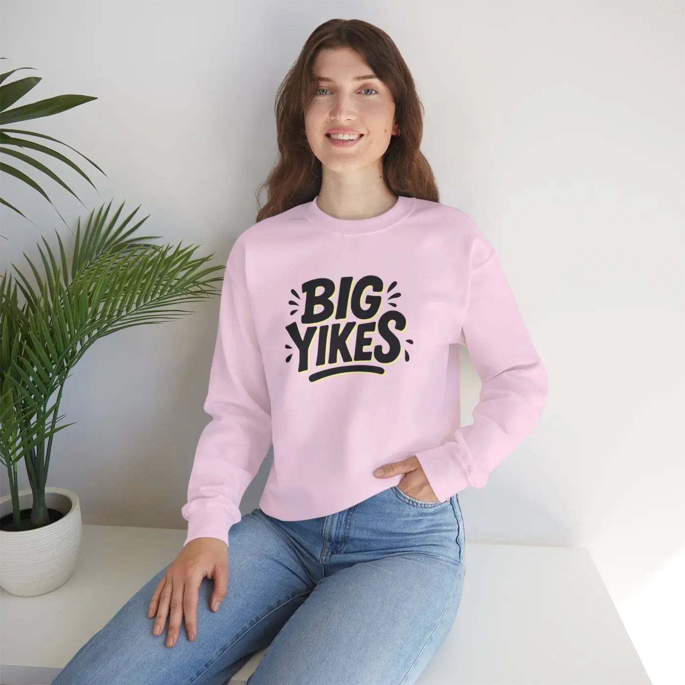 Yikes Crewneck Sweatshirt - Cozy Comfort Loungewear - DipaliZ