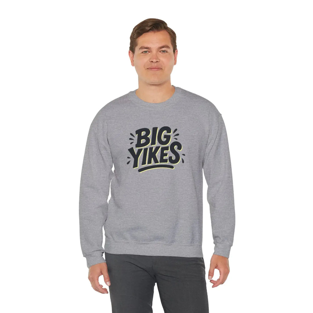 Yikes Crewneck Sweatshirt - Cozy Comfort Loungewear - DipaliZ