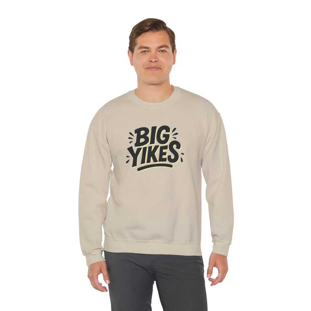 Yikes Crewneck Sweatshirt - Cozy Comfort Loungewear - DipaliZ