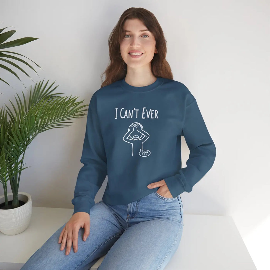 Cozy Crewneck Sweatshirt - Binge Watching Expert - DipaliZ