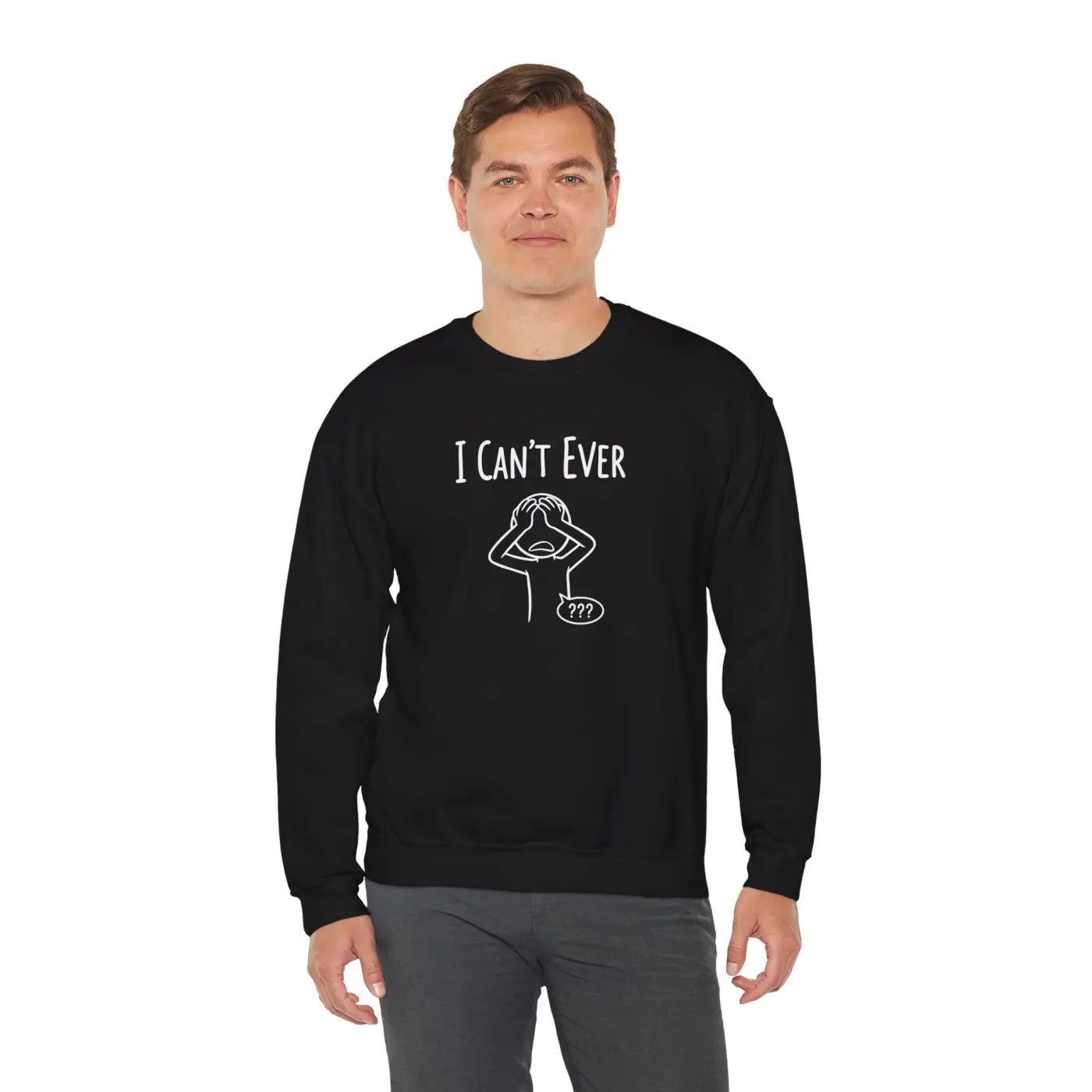 Cozy Crewneck Sweatshirt - Binge Watching Expert - DipaliZ