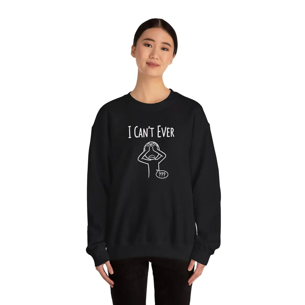 Cozy Crewneck Sweatshirt - Binge Watching Expert - DipaliZ
