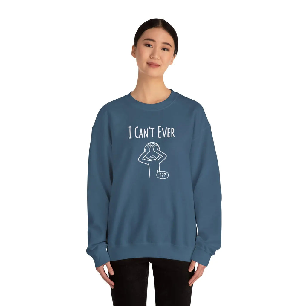 Cozy Crewneck Sweatshirt - Binge Watching Expert - DipaliZ