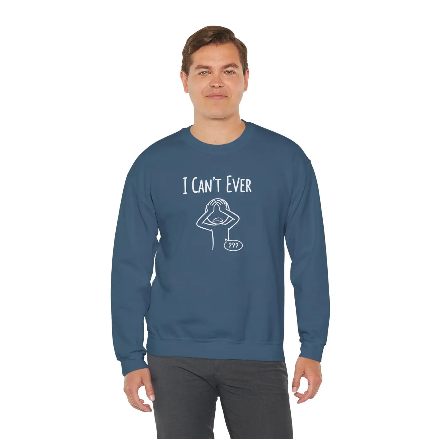 Cozy Crewneck Sweatshirt - Binge Watching Expert - DipaliZ