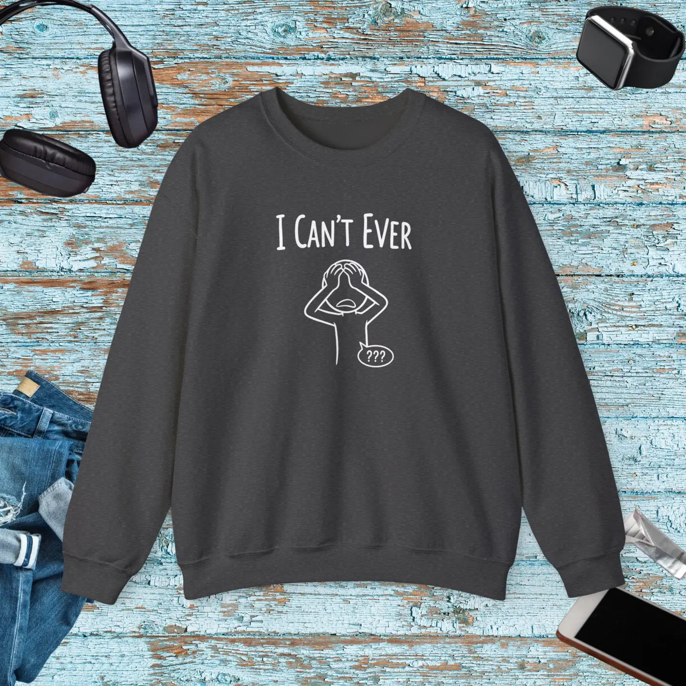 Cozy Crewneck Sweatshirt - Binge Watching Expert - DipaliZ