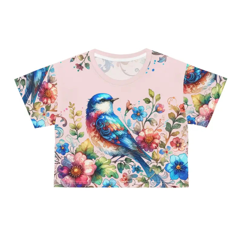 Soft Pastels AOP Crop Tee - Enchanting Fashion Style - DipaliZ