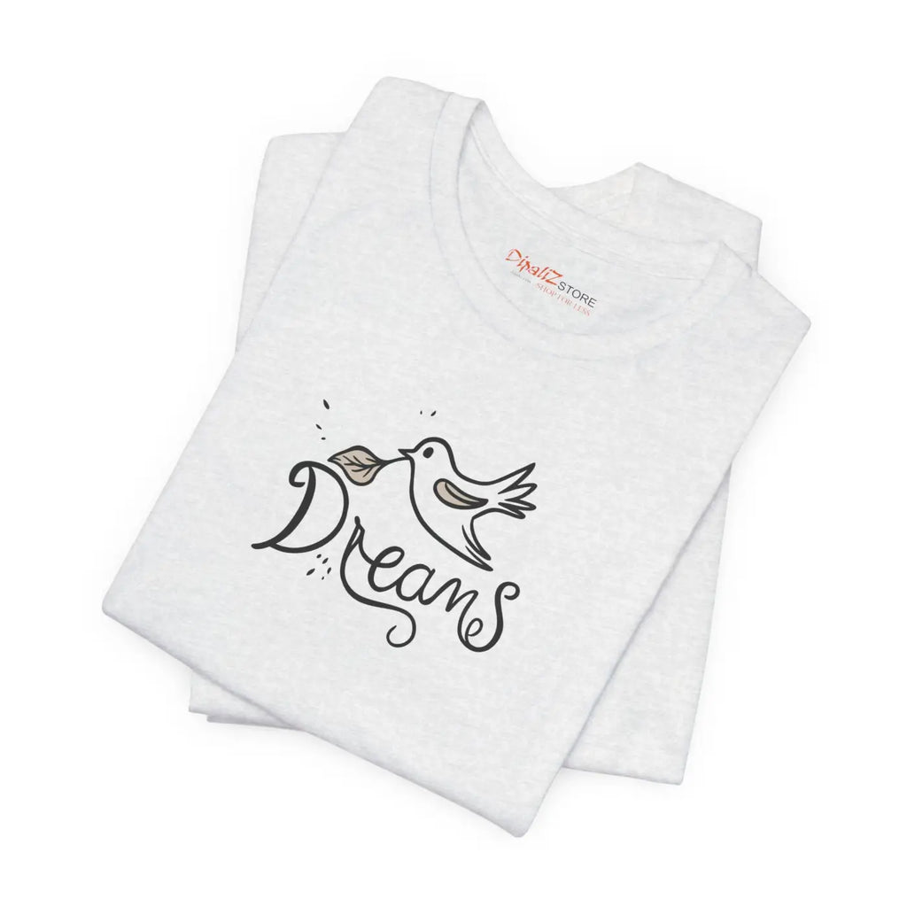 Dreamy Bird Unisex Jersey Short Sleeve Tee - Soft Cotton - DipaliZ