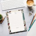 Stylish Birds Daily Planner Notepad - Creative Organization - DipaliZ