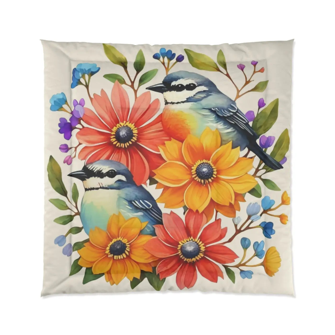 Floral Comforter - Cozy Elegance for Every Night - DipaliZ
