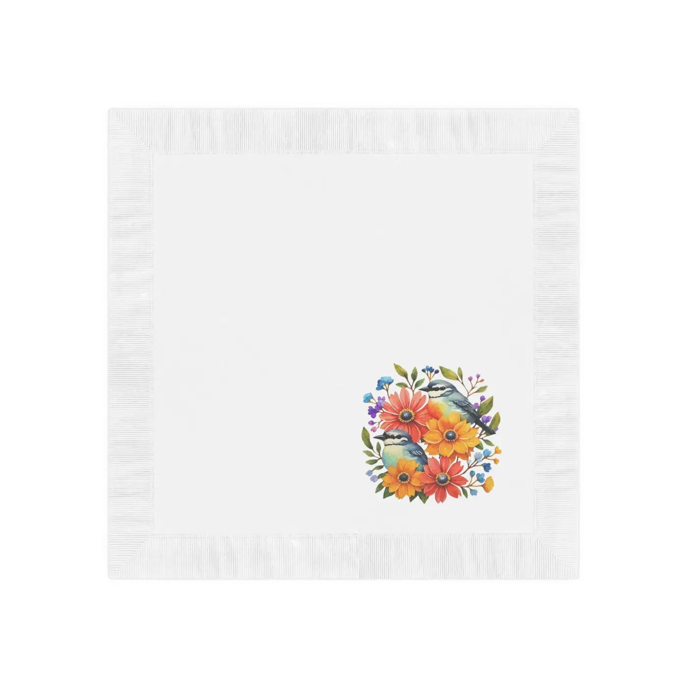 White Coined Napkins - Elegant Party Essential - DipaliZ
