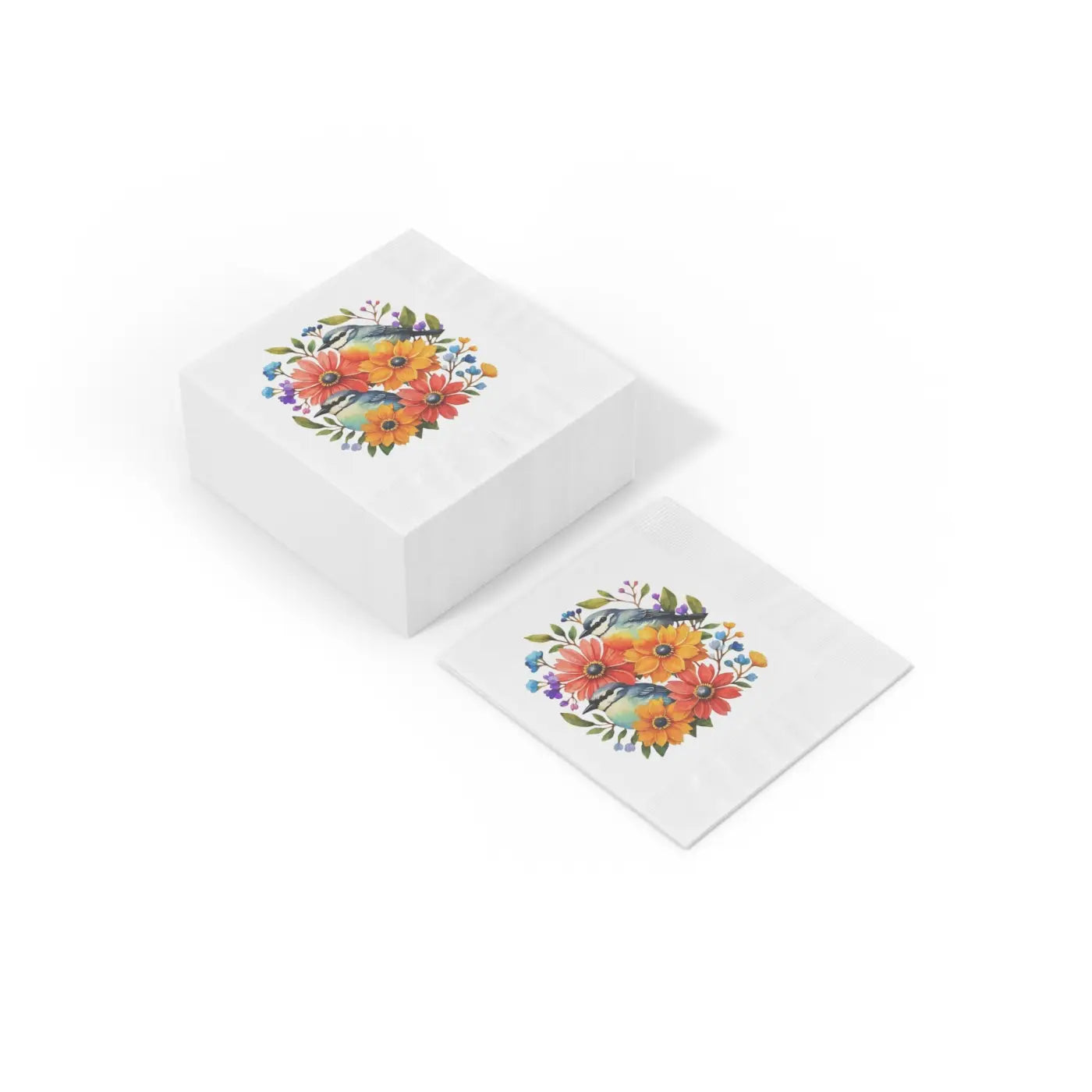 White Coined Napkins - Elegant Party Essential - DipaliZ