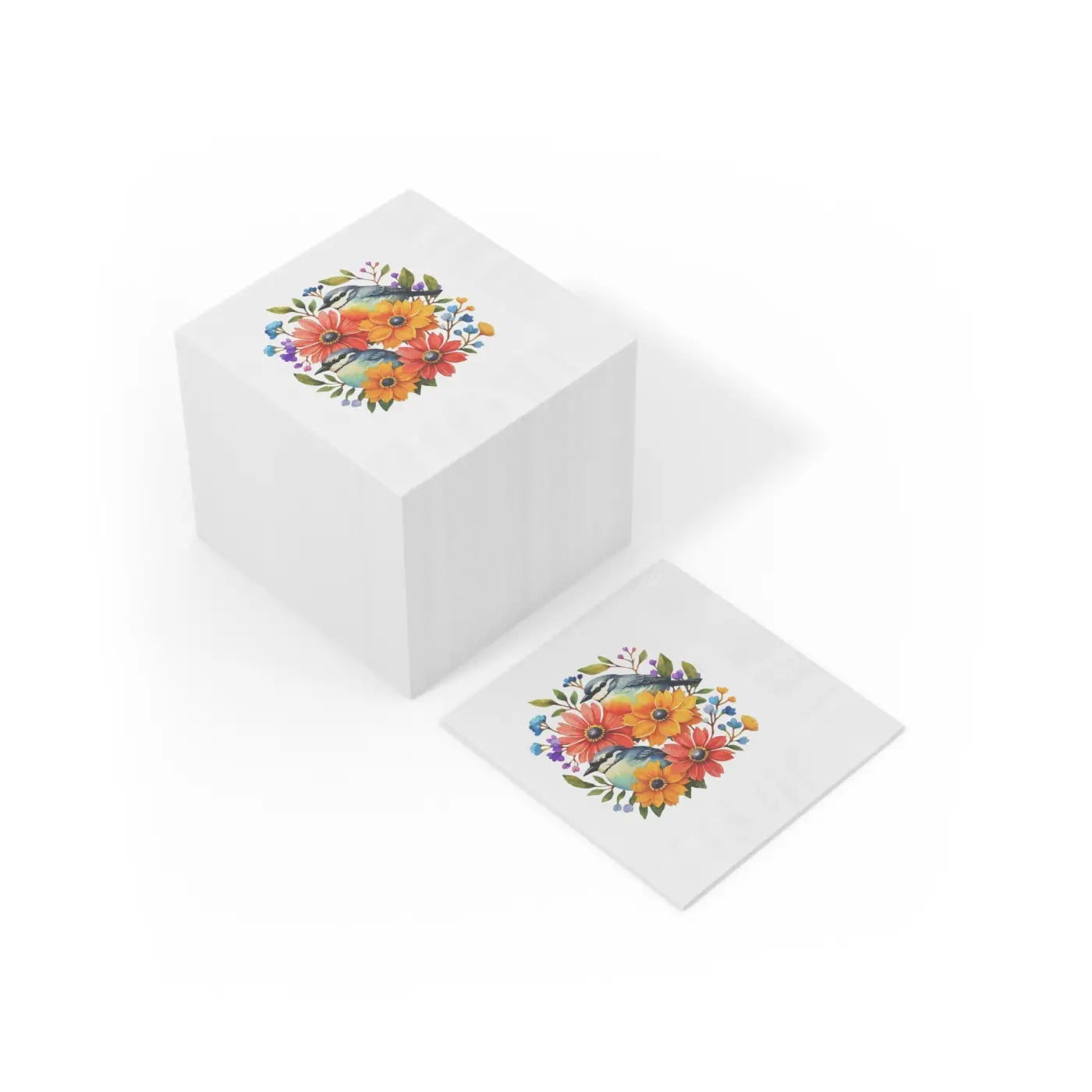 White Coined Napkins - Elegant Party Essential - DipaliZ