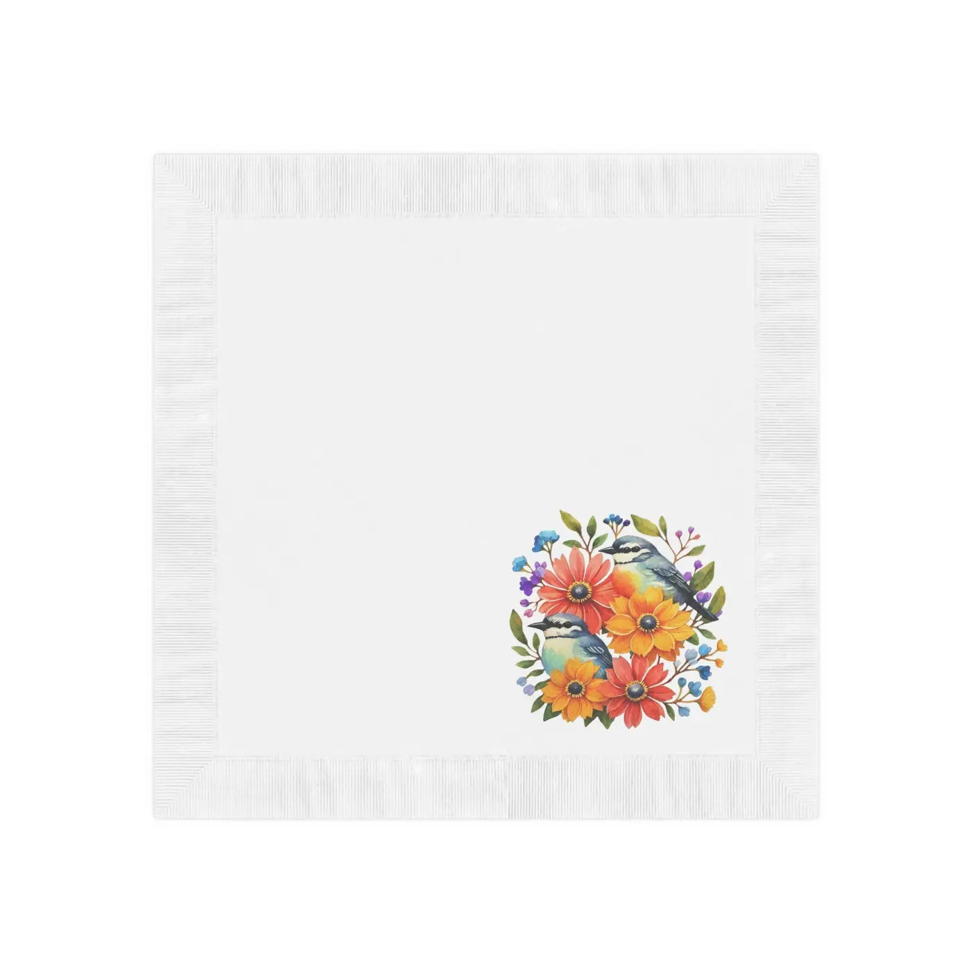 White Coined Napkins - Elegant Party Essential - DipaliZ