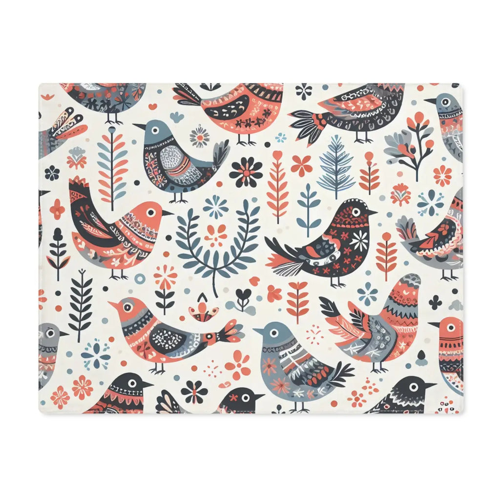 Enchanting Jolly Birds Placemats - Double-Sided Dining Style - DipaliZ