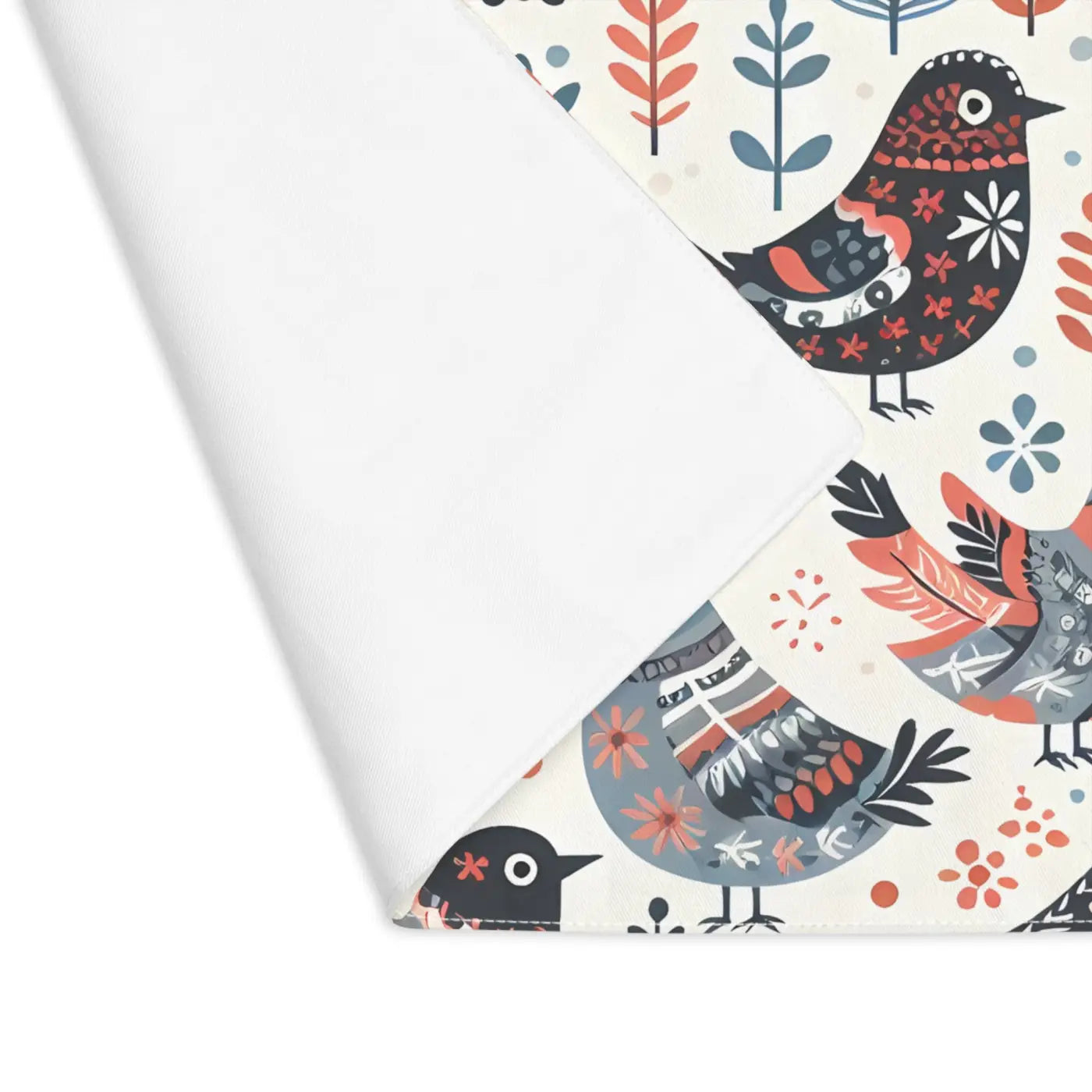 Enchanting Jolly Birds Placemats - Double-Sided Dining Style - DipaliZ