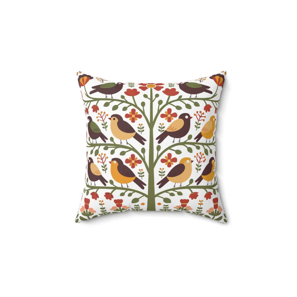 Cozy Bird Pillows - Sustainable Comfort with Concealed Zipper - DipaliZ