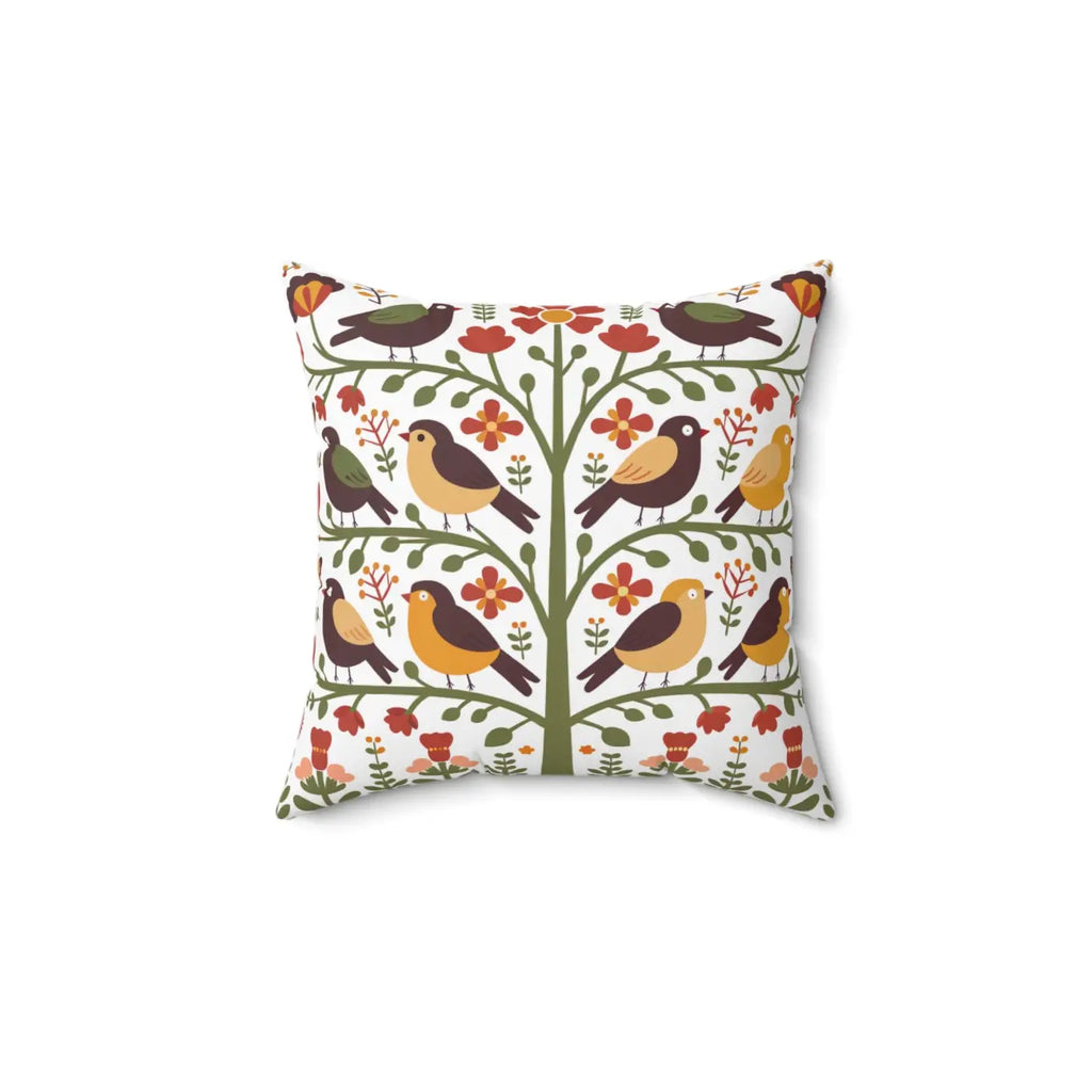 Cozy Bird Pillows - Sustainable Comfort with Concealed Zipper - DipaliZ