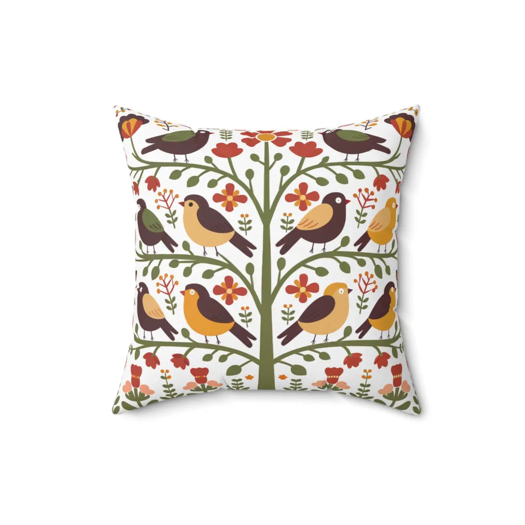 Cozy Bird Pillows - Sustainable Comfort with Concealed Zipper - DipaliZ