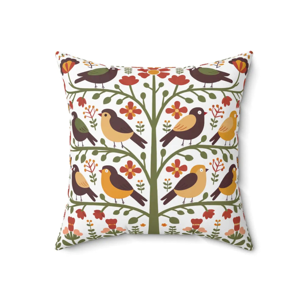 Cozy Bird Pillows - Sustainable Comfort with Concealed Zipper - DipaliZ