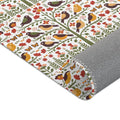 Birds and Trees Area Rug - Nature Inspired Home Decor - DipaliZ