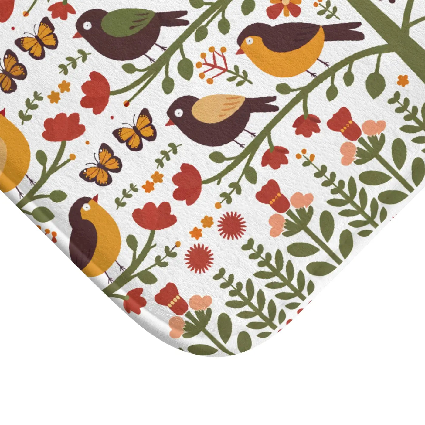Feathery Delight Bath Mat - Microfiber Comfort - DipaliZ