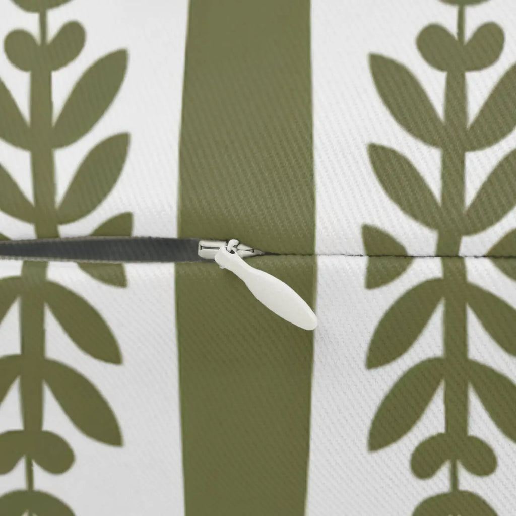 Polyester Lumbar Pillow - Birds On Trees Design - DipaliZ