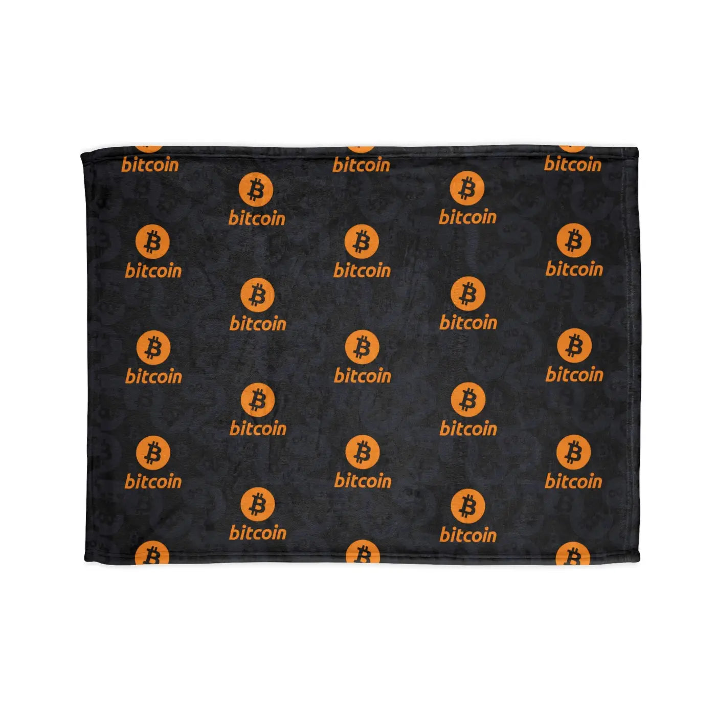 Bitcoin Soft Polyester Blanket - Crypto Comfort Design - DipaliZ