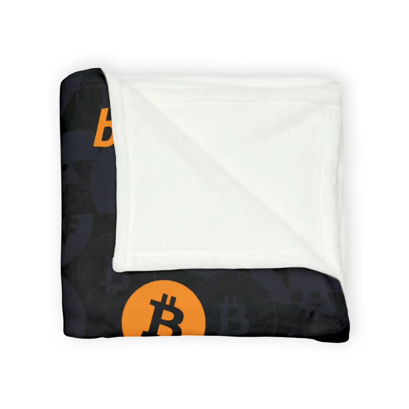 Bitcoin Soft Polyester Blanket - Crypto Comfort Design - DipaliZ