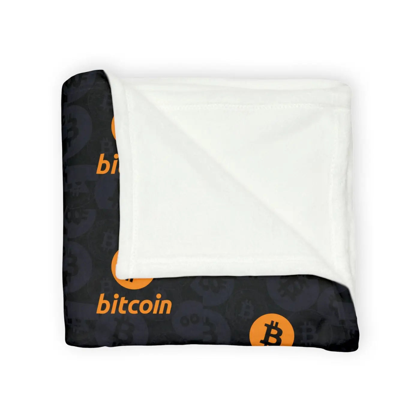 Bitcoin Soft Polyester Blanket - Crypto Comfort Design - DipaliZ