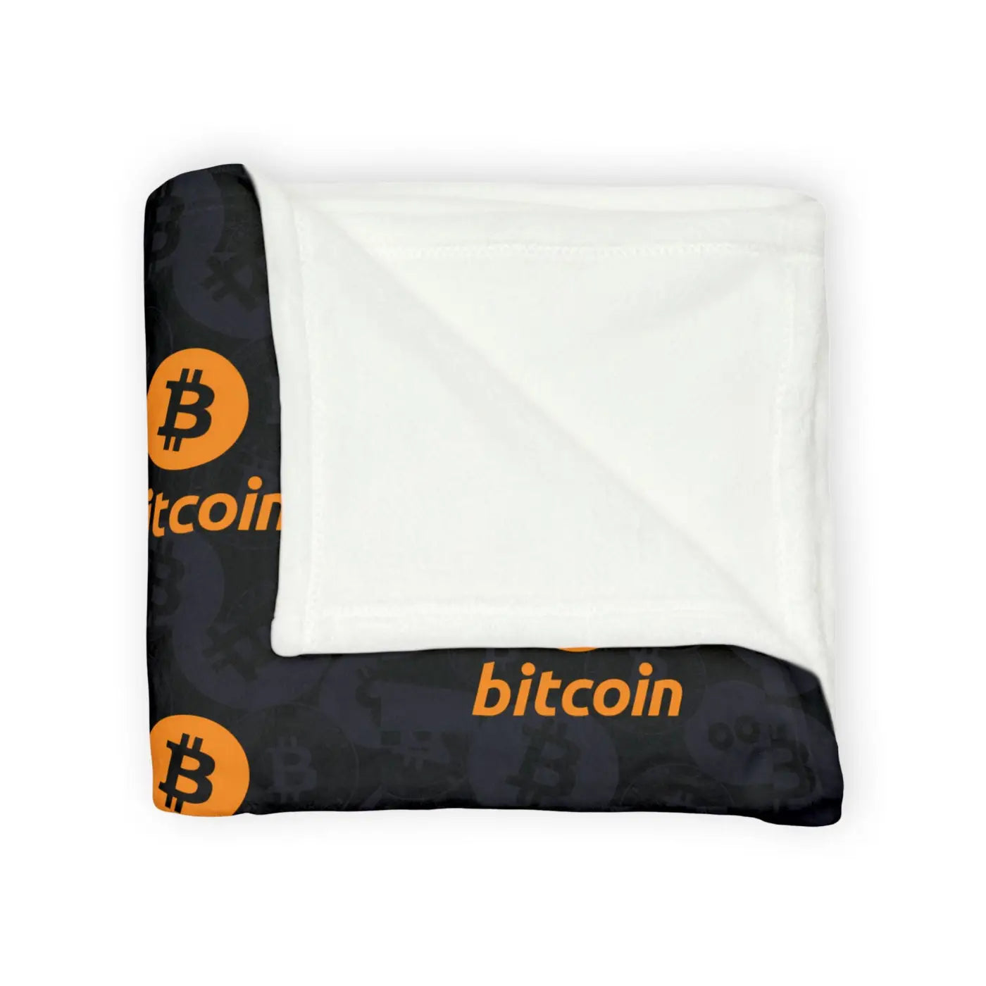 Bitcoin Soft Polyester Blanket - Crypto Comfort Design - DipaliZ