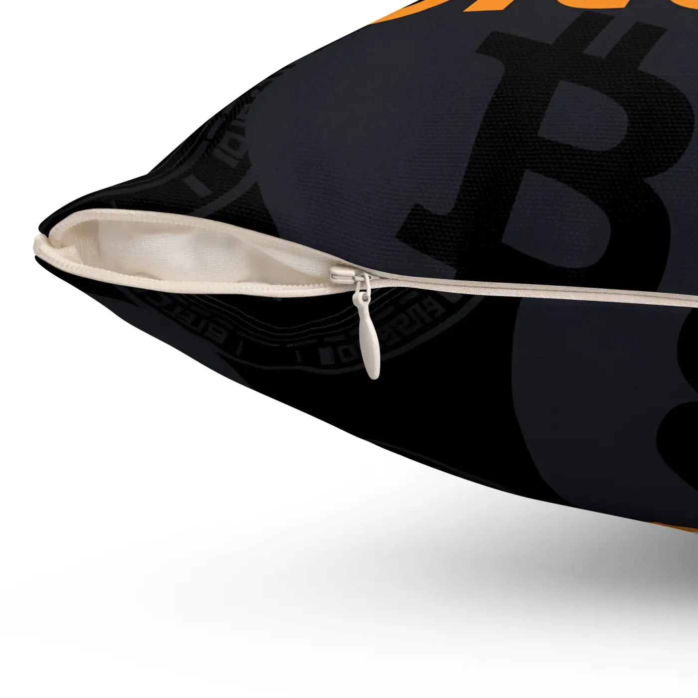Bitcoin Crypto Spun Polyester Pillow - Modern Home Decor - DipaliZ