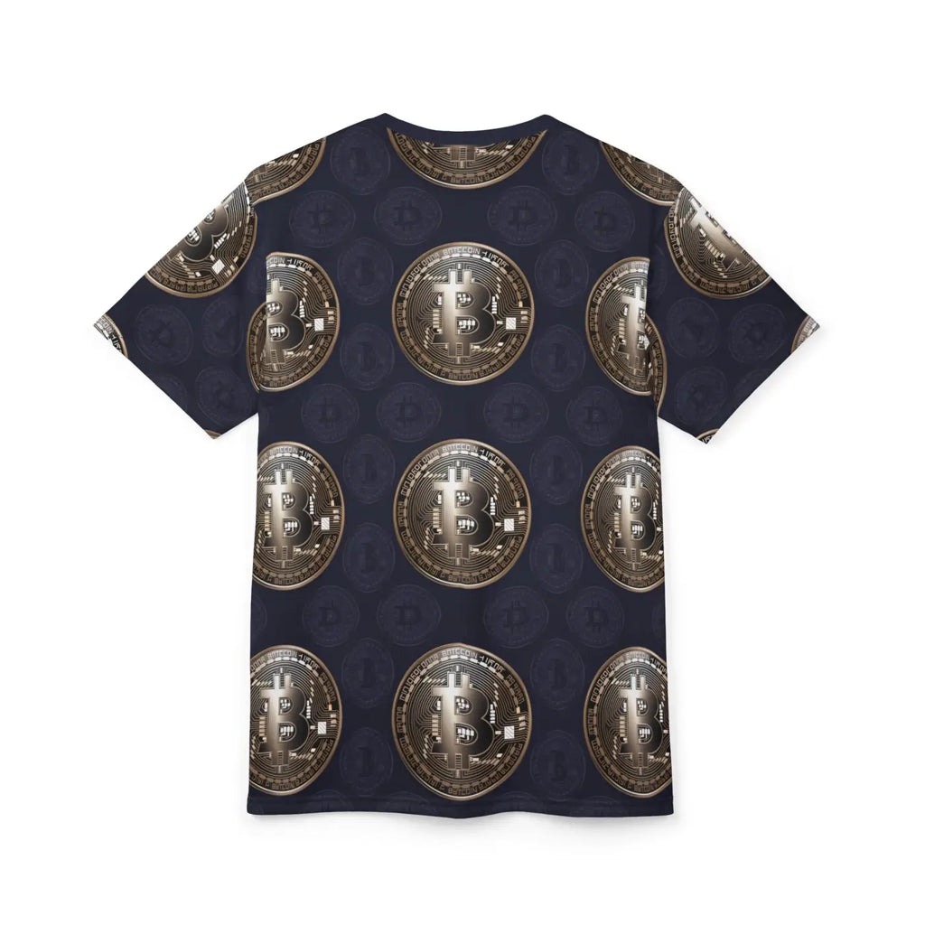 Gold Bitcoin Currency Unisex Tee - Crypto Fashion - DipaliZ