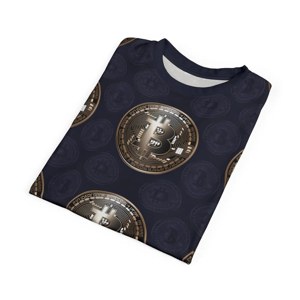Gold Bitcoin Currency Unisex Tee - Crypto Fashion - DipaliZ