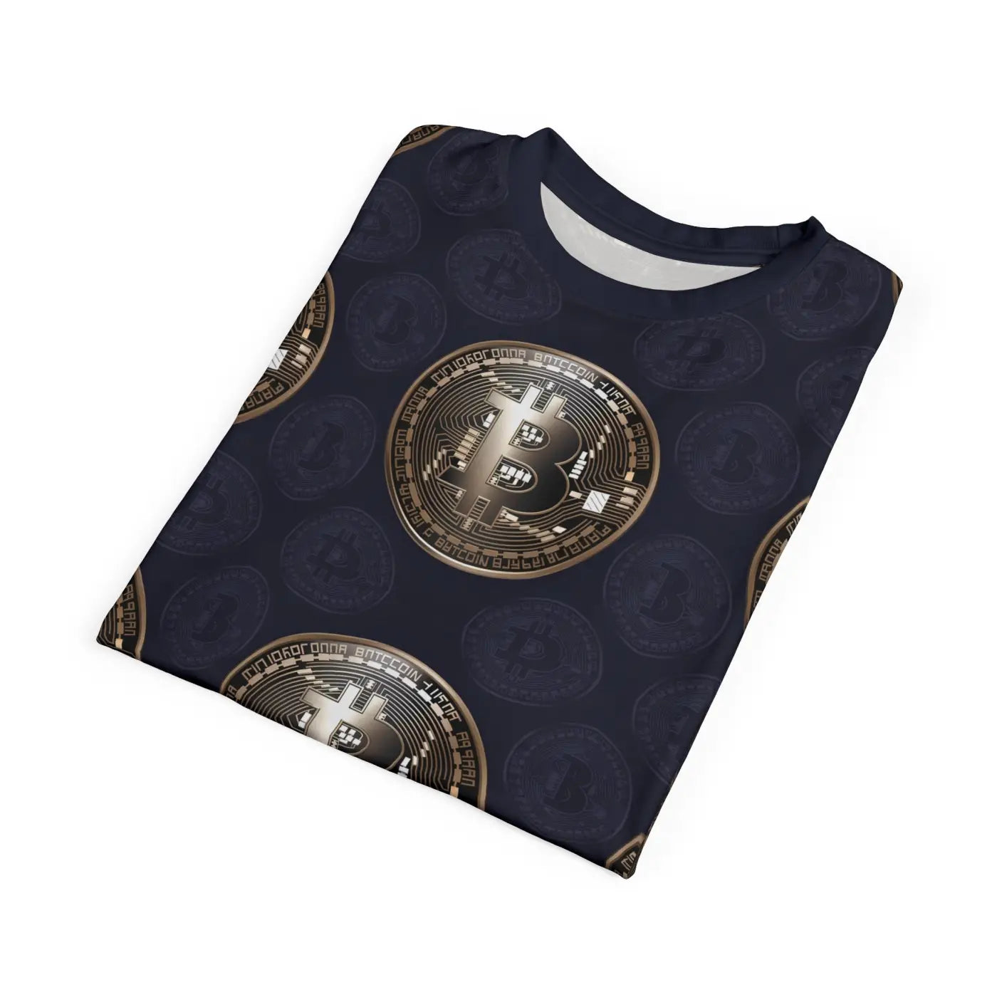 Gold Bitcoin Currency Unisex Tee - Crypto Fashion - DipaliZ