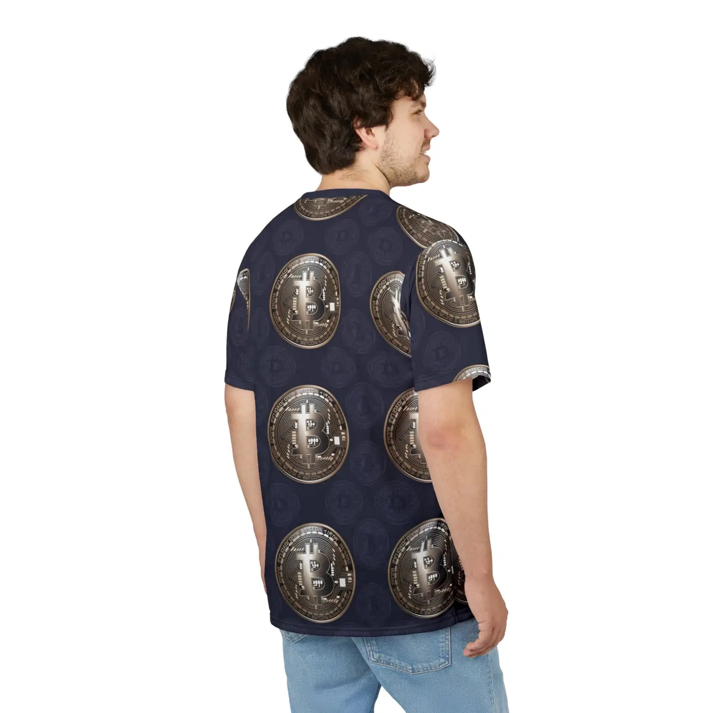 Gold Bitcoin Currency Unisex Tee - Crypto Fashion - DipaliZ