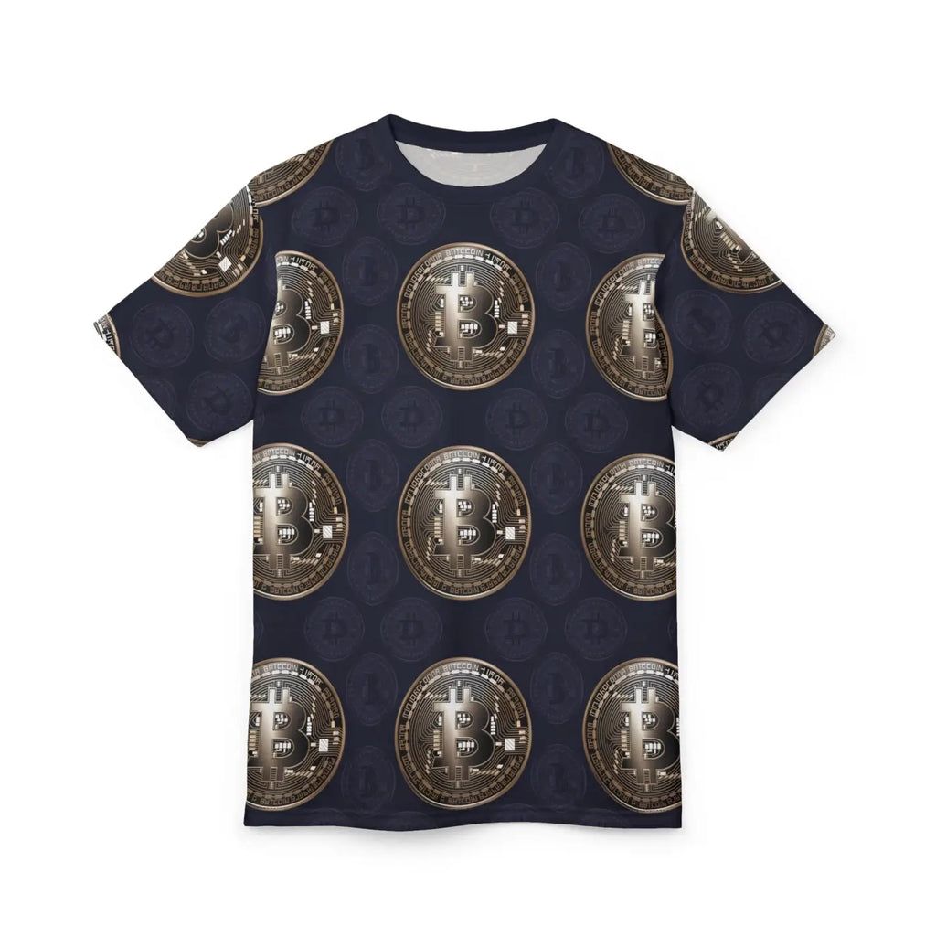 Gold Bitcoin Currency Unisex Tee - Crypto Fashion - DipaliZ