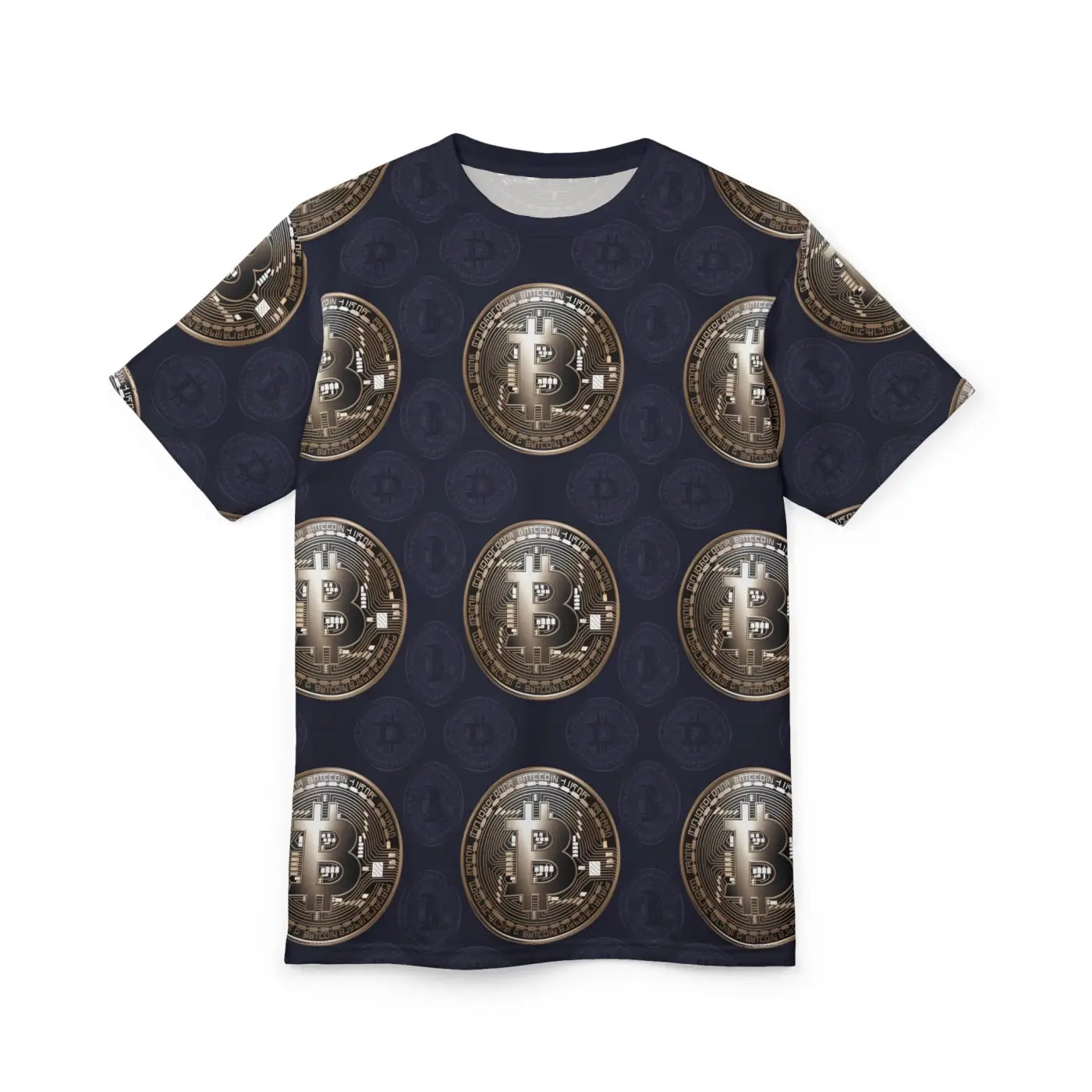 Gold Bitcoin Currency Unisex Tee - Crypto Fashion - DipaliZ