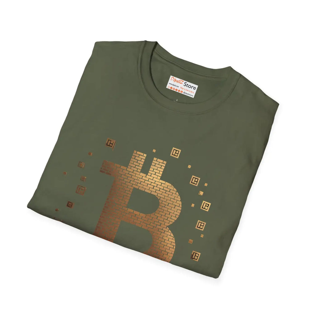 Bitcoin Gold Luxury Tee - Unisex Softstyle - DipaliZ