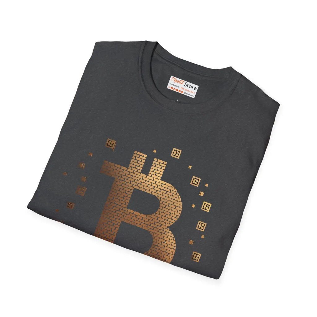 Bitcoin Gold Luxury Tee - Unisex Softstyle - DipaliZ