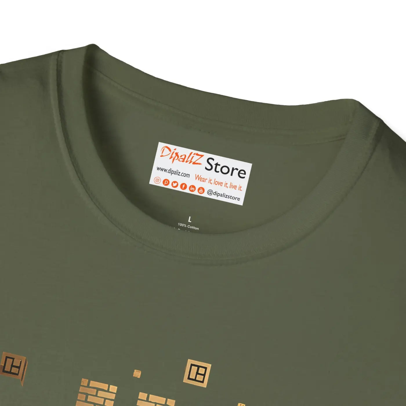 Bitcoin Gold Luxury Tee - Unisex Softstyle - DipaliZ