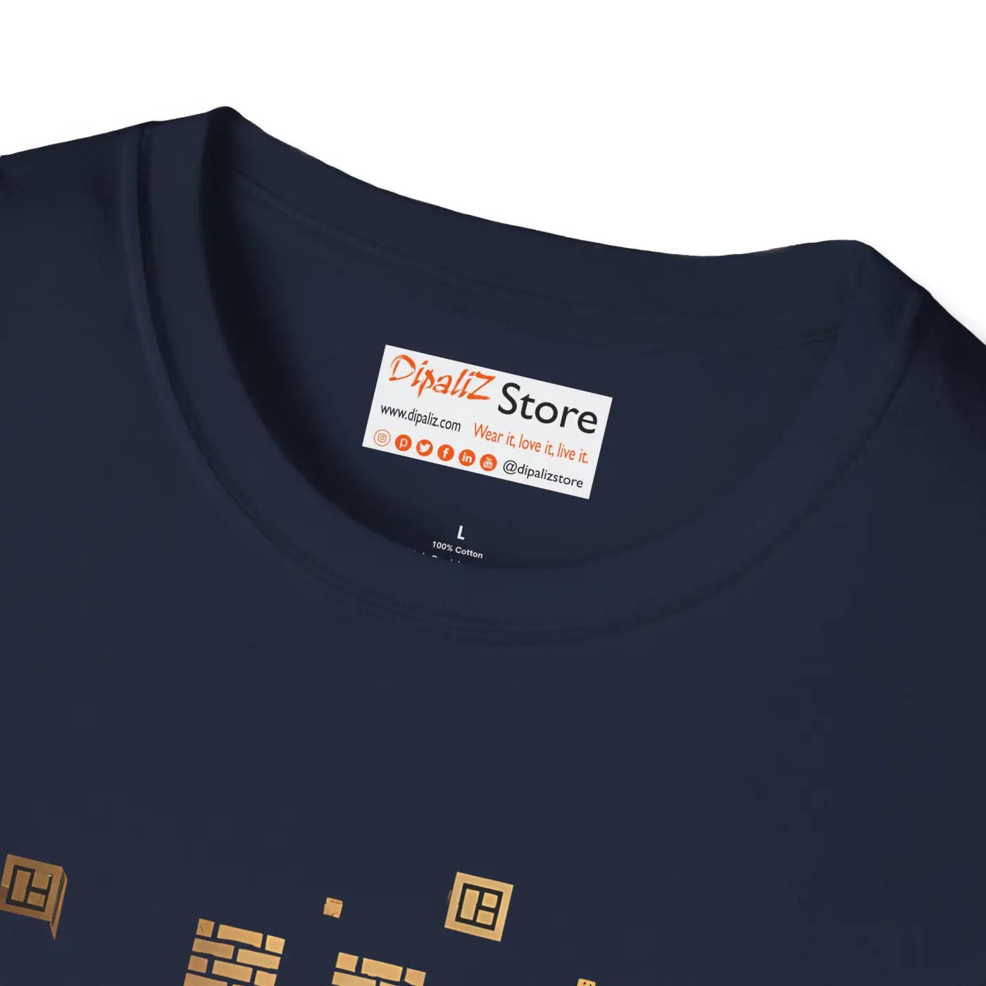 Bitcoin Gold Luxury Tee - Unisex Softstyle - DipaliZ