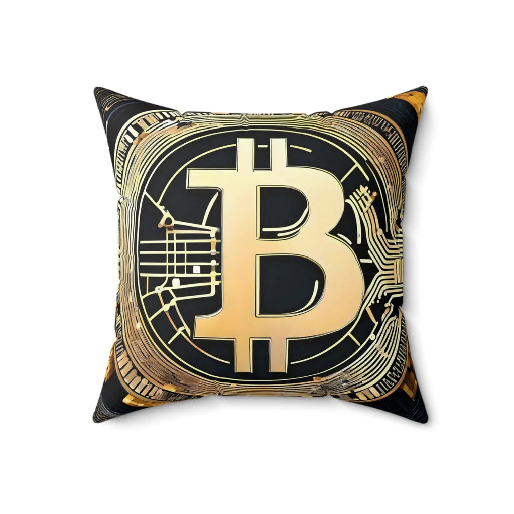 Cozy Spun Polyester Square Pillow - Bold Comfort Style - DipaliZ